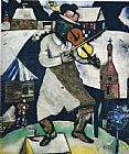 Marc Chagall The Fiddler painting